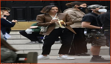 Ted Lasso FIRST LOOK: Jodi Balfour is seen on set for the first time filming season three